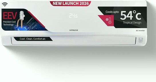 Hitachi 1.5 Ton 3 Star, New star rated, Inverter Split AC