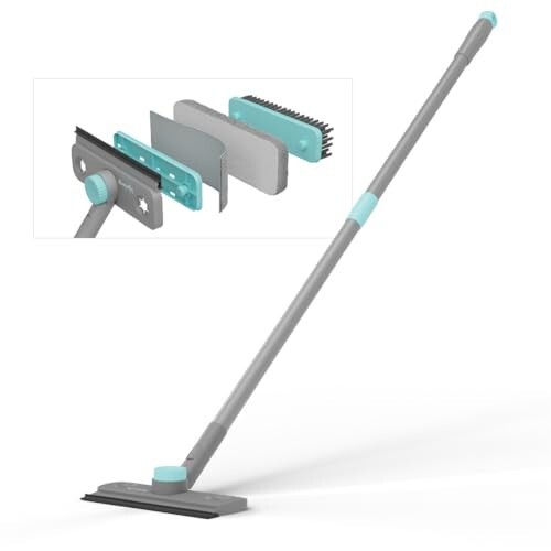 Lifelong 4-in-1 Multi-Purpose Cleaning Stick with Soft Silicone Wiper