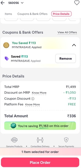 [App Exclusive coupon] Reveira pair of full coverage cotton brassieres