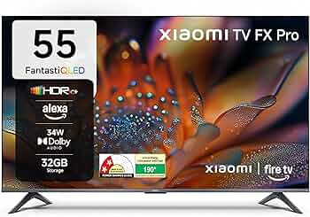 Xiaomi 138 cm (55 inch) FX Pro QLED Ultra HD 4K Smart Fire TV L55MB-FPIN