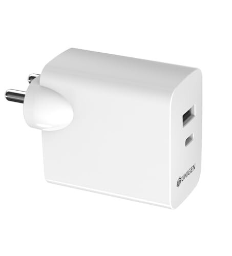 UNIGEN 45W 2-in-1 Dual Port USB-C Wall Charger with PD 3.0 