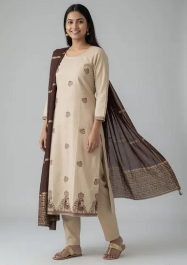 Meesho : Women’s Kurta Pant & Dupatta Set