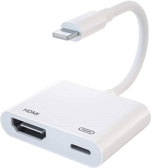 Lightning to HDMI Converter for iPhone (TV/Projector)