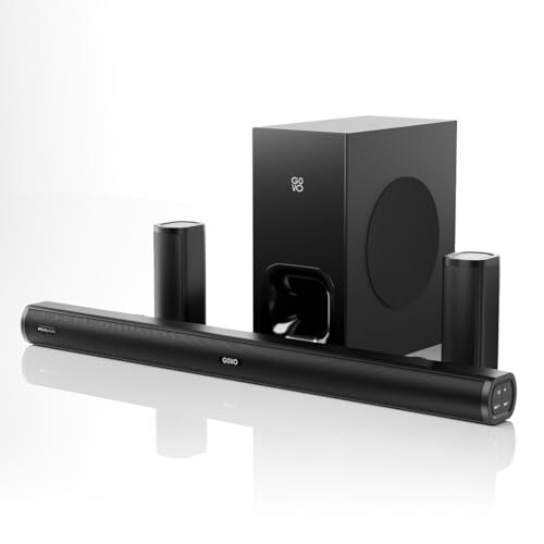 GOVO GoSurround 980 Dolby Digital | 525W Sound bar, 5.1 Channel Home Theatre (Black)