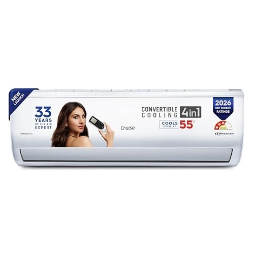 Cruise 1.5 Ton 3 Star,New Star rated, Inverter Split AC with 7-Stage Air Filtration 
