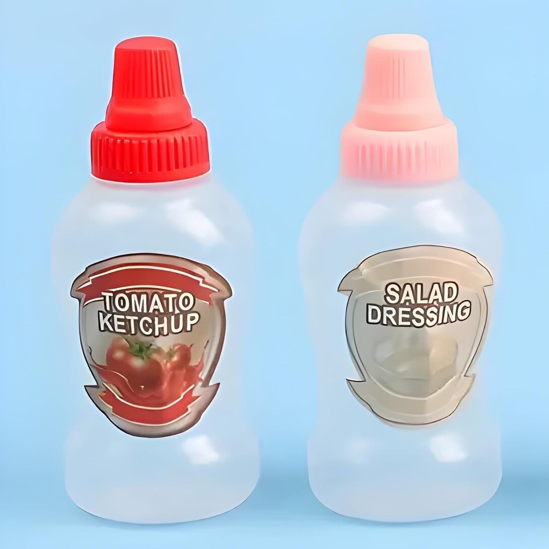 Refillable Travel Squeeze Bottles Set