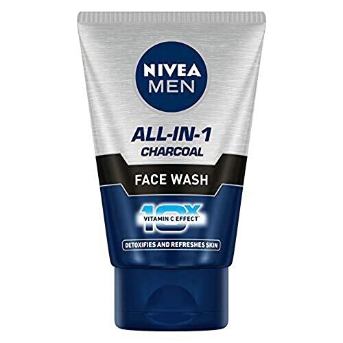 NIVEA MEN All in 1 Charcoal Face Wash 100 g