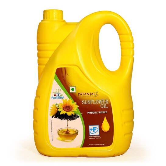 Amazon Fresh Patanjali Sunflower Oil 5 Liter