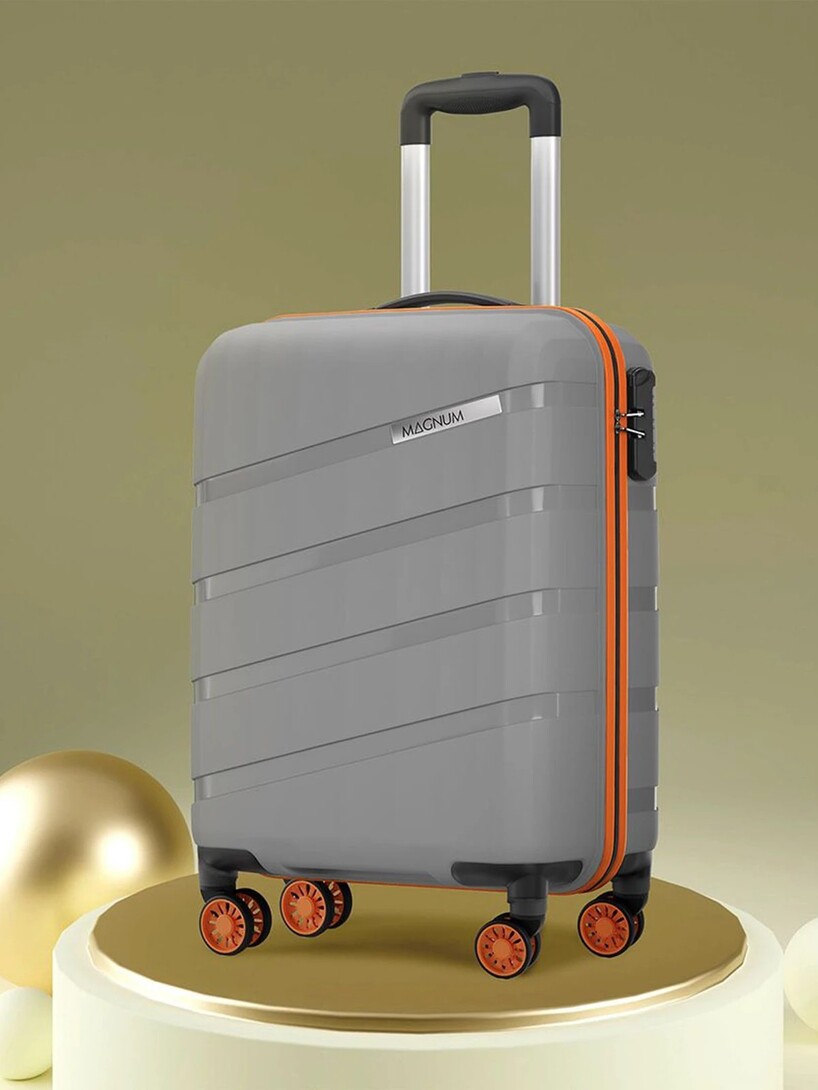 Magnum by Safari Small Cabin Suitcase (55 cm) 8 Wheels - Magnum Evolix 55 - Grey