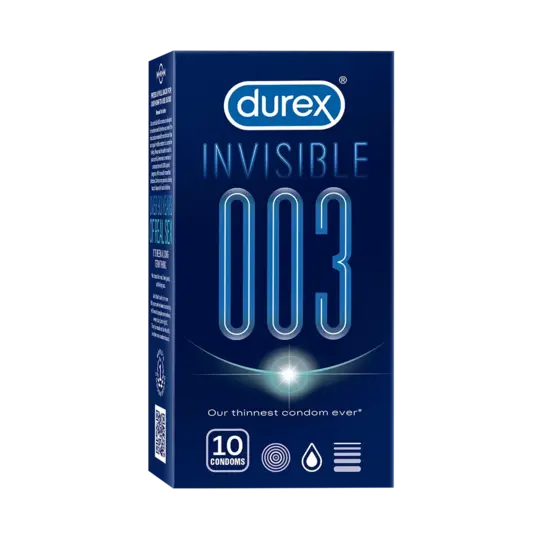 Durex Invisible 003 - 10 Condoms