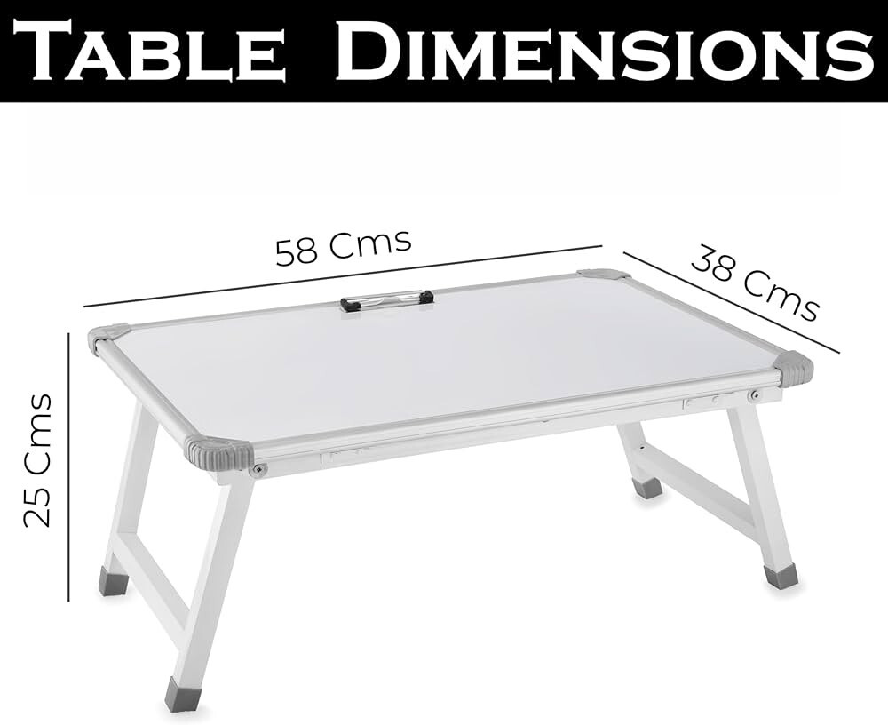 Eduway Multipurpose White Board Study Laptop Table