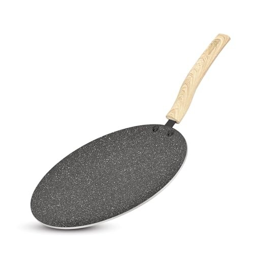 BERGNER Earth Black Non-Stick 26 cm Concave Roti Tawa