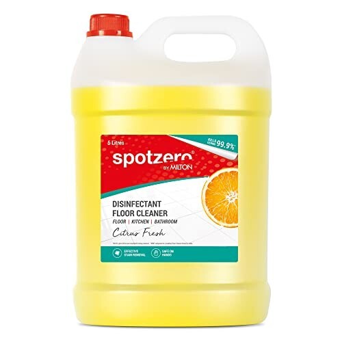Spotzero by Milton Disinfectant Floor Cleaner, 5 Litres, Citrus