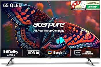 Acerpure 164 cm (65 inch) Elevate Series Ultra HD 4K QLED Smart Google TV AP65UG51QEVTD 