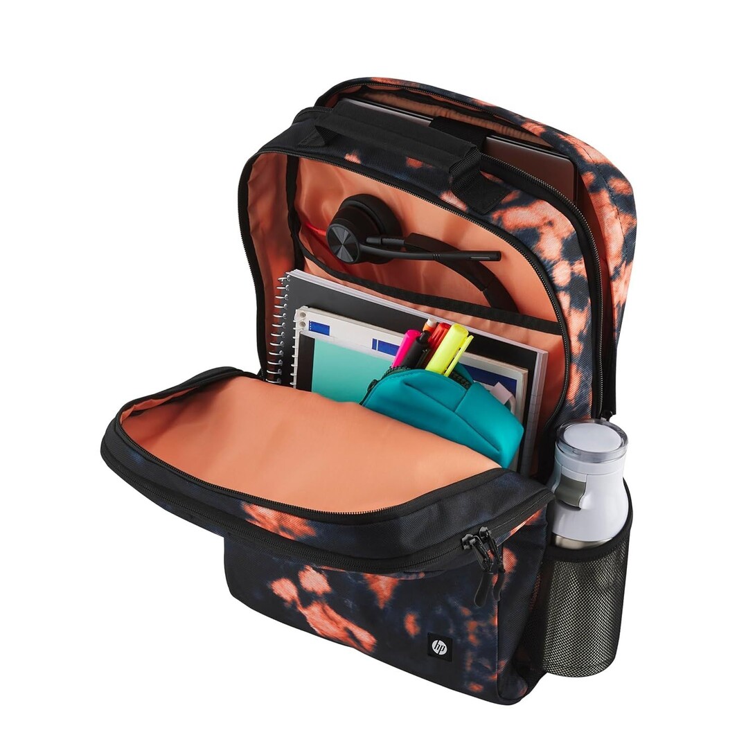 HP Campus XL Tie Dye Backpack/Tie-Dye Pattern/Backpacks/Lockable zippers