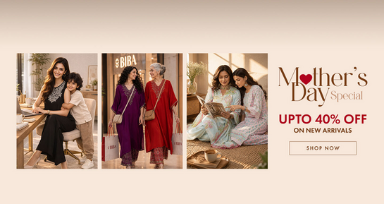 Biba - Celebrate Mom in style  Enjoy UPTO 40% OFF on new arrivals