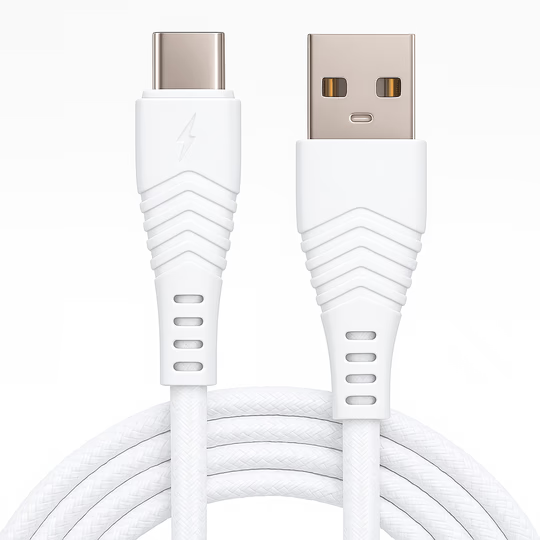 MAK Type C 2.4A 1M Unbreakable Cable with Fast Charging