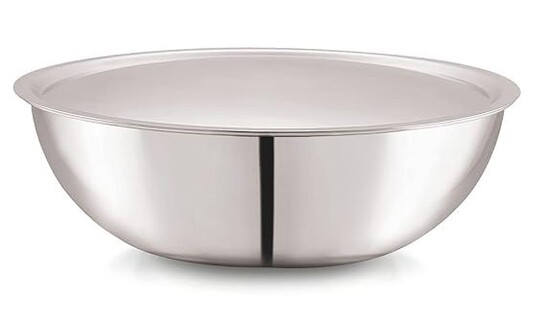 Cello Tri-Ply 28 cm Stainless Steel Cookware Tasla with Lid 4.8 LTR ...