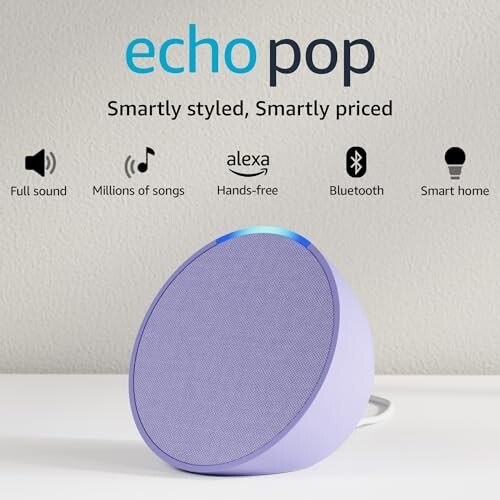 Early Birds Deals - Amazon Echo Pop| Smart speaker with Alexa and Bluetooth