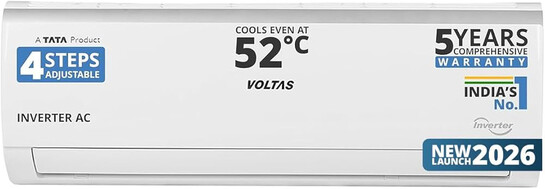 Voltas 123V CAE 1 Ton 3 Star Inverter Split AC