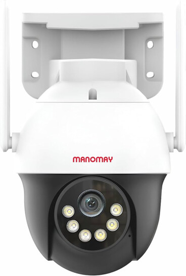 MANOMAY 3MP Wi-Fi Protect Pro Mini Pan-Tilt Camera | BIS-ER (STQC Certified) WiFi CCTV Camera |