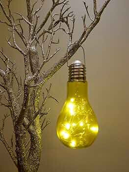 Tucasa Battery Operated Bulb Shade Led Lamp