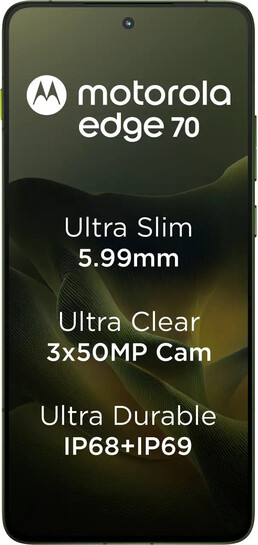 MOTOROLA Edge 70 (PANTONE Bronze Green, 256 GB) (8 GB RAM)
