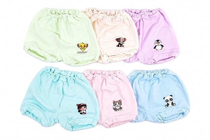 ONLINETREE Kids Bloomers Printed Multicolor Combo Pack