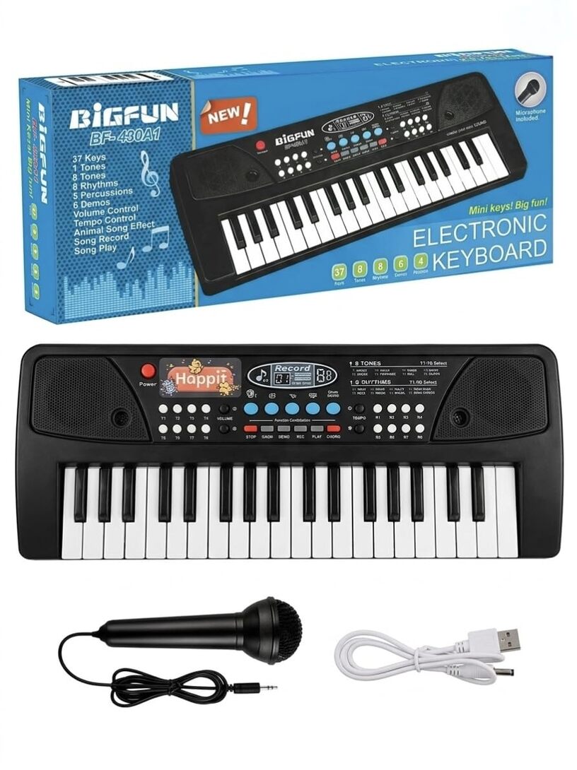 Happit Kids Electronic Keyboard Piano with Mic | Desidime