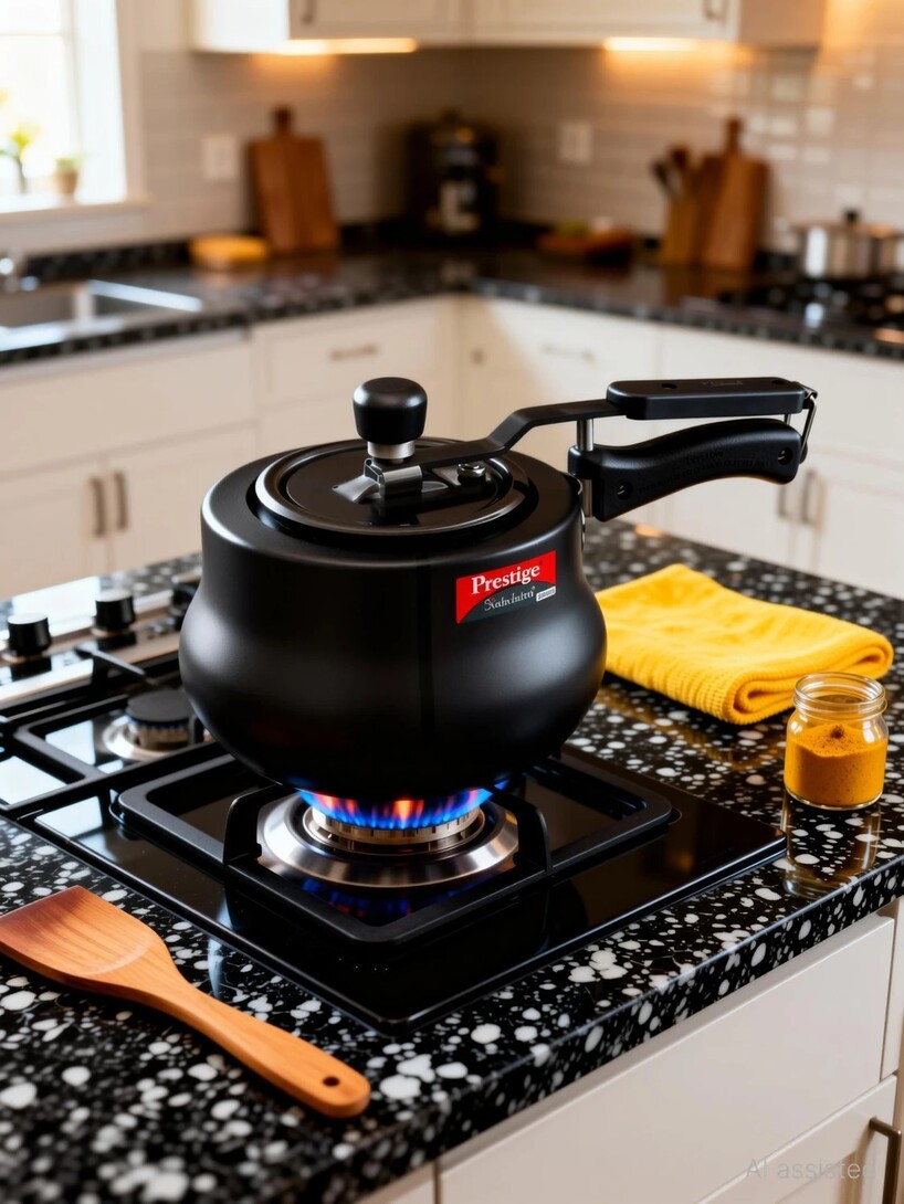 Prestige Svachh Nakshatra Plus 2 L Induction Bottom Pressure Cooker (Hard Anodized)
