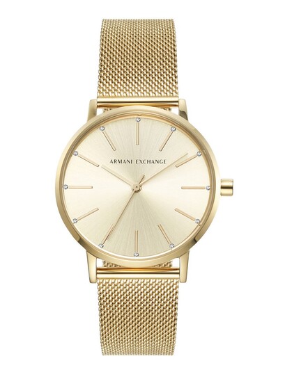 Buy Armani Exchange LOLA Women Gold Analogue Watch AX5536