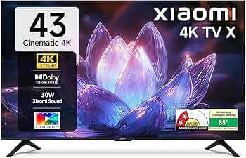 Xiaomi 108 cm (43 inch) X Ultra HD 4K Smart Google LED TV L43MB-AIN 