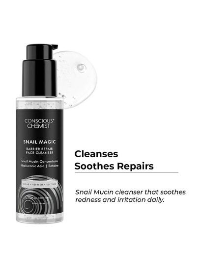 Conscious Chemist Snail Magic Barrier Repair Cleanser With Snail Mucin Concentrate 100ml 
