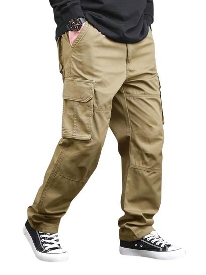Lymio Cargo for Men | Cotton Cargo Pant | Drawstring Waist Pant