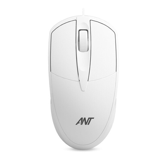 Ant Globe 10 Wired Optical Mouse with 1200 DPI, USB Connectivity, Lightweight Design, Durable 3 Buttons