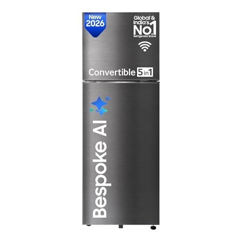 Samsung 467 L, 3 Star, Convertible 5-in-1, Digital Inverter, Frost Free Double Door Refrigerator 