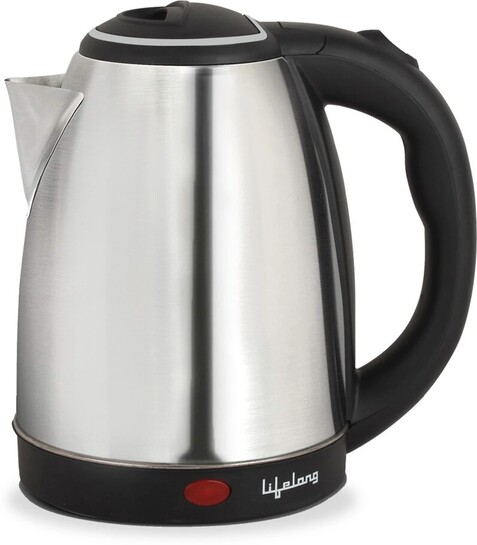 Lifelong ISI Certified LLEK15 Electric Kettle (1.5 L, Silver)