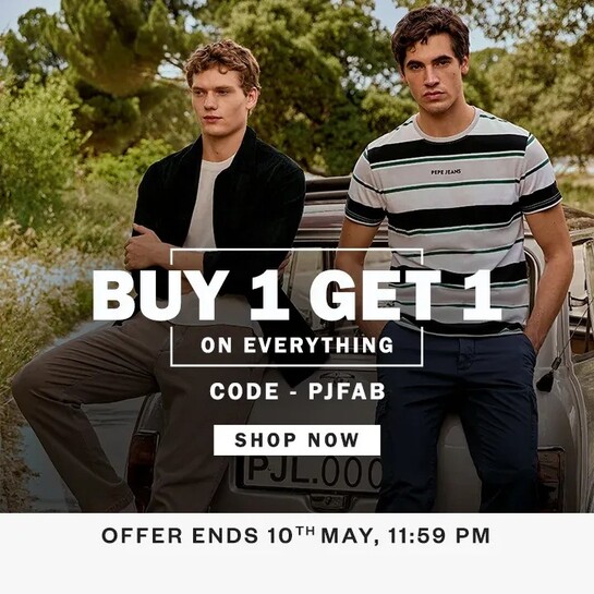 Pepejeans - BUY 1 GET 1 on Shirts\T-shirts\Polos\Sneakers everything