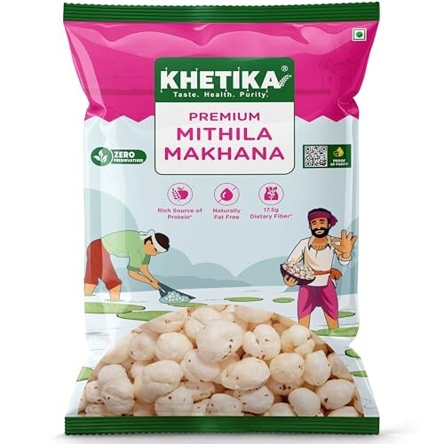 Khetika Premium Mithila Makhana 100g 