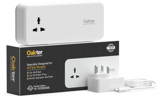 Oakter Mini UPS Air Fiber V3.0 Power Backup for Router