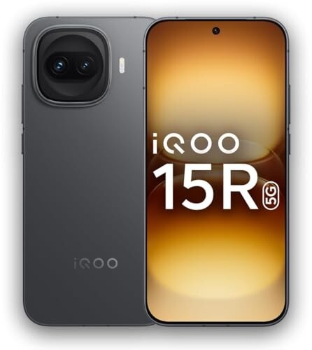 iQOO 15R (Dark Knight, 12GB RAM, 256GB Storage)