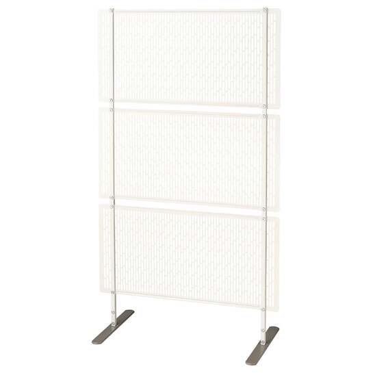 LUNGÖN Privacy screen, off-white indoor/outdoor, 140x80x40 cm (55 1/8x31 1/2x15 3/4 ")