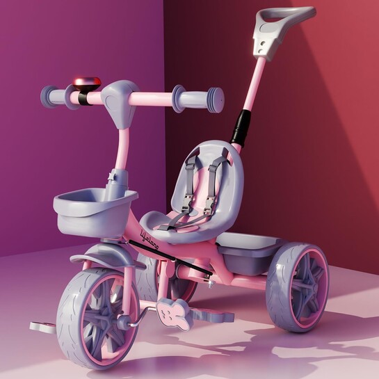 Lifelong Trike Cycle for 2-5 Years - Tricycles for Boy & Girl - Baby Cycle for Kids with 3 EVA Wheels, Bell & Basket