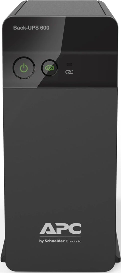 APC BX600C-IN BACK - UPS 600 230 V Line-interactive Tower Model UPS with Overload Protection 3 Outlet Plugs