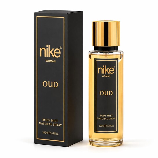 Nike Oud Body Mist Spray for Women 200ml| Warm Oriental Floral Fragrance | Long-Lasting, Non-Gas & Skin-Friendly