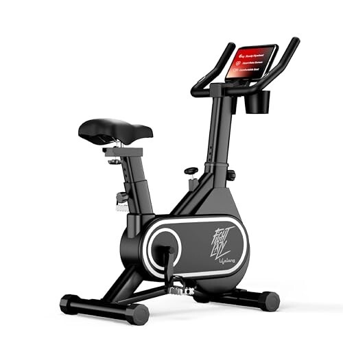 Lifelong Fit Pro Spin Fitness Bike with 7Kg Flywheel (LLSBB50, Black)