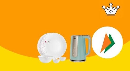 Kitchen Items - Get 6% back up to ₹200, Min order: ₹100