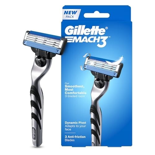 Gillette Mach 3, Shaving Razor For Men (User specific) [Apply 50% coupon]
