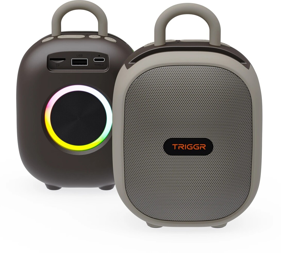TRIGGR Roar 12 Portable BT, V5.3, FM Mode, Rubber Finish, 8 Hr Pl...more