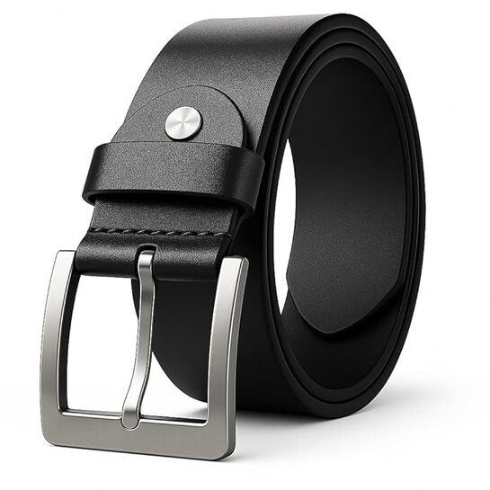 (GIOLYNN) Men's Genuine Leather Belt for Men
